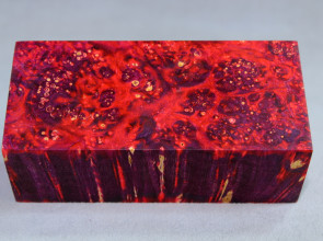 Stabilized Maple Burl Wood Mod Block